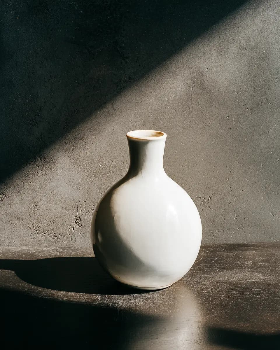 No. 05 Bud Vase — White porcelain