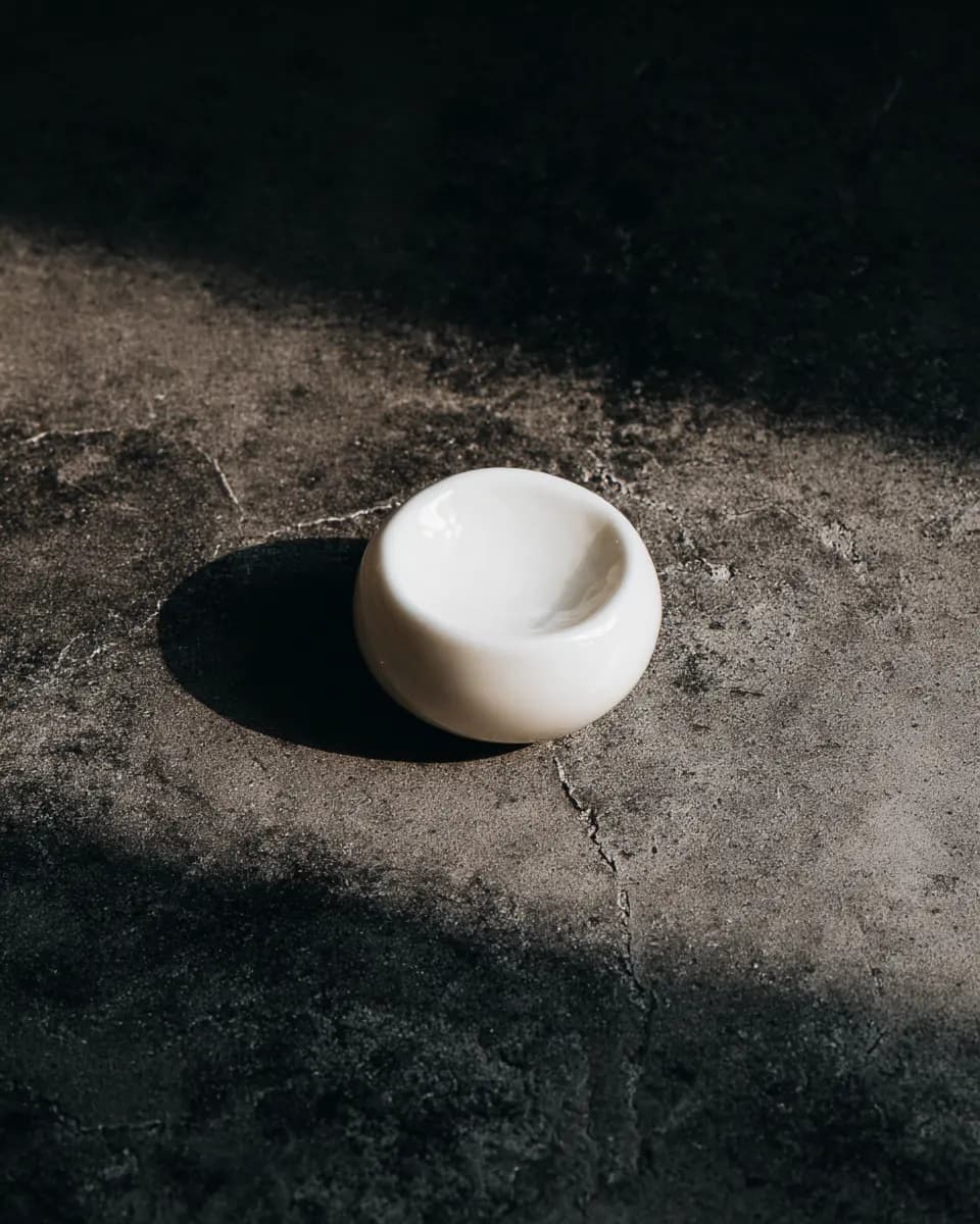 No. 04 Sauce Bowl — White porcelain